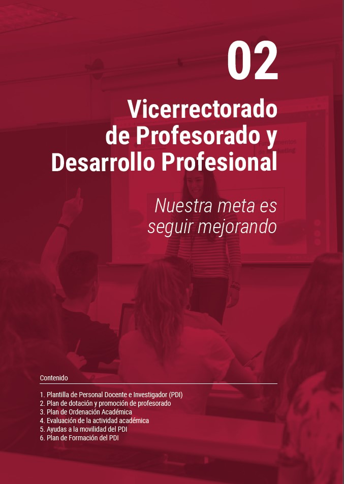 Vicerrectorado de Profesorado y Desarrollo Profesional