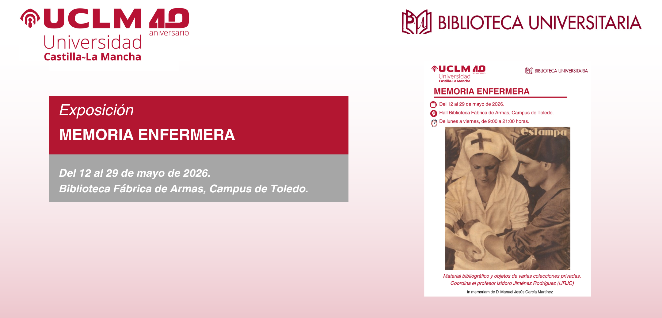 Exposición "Memoria enfermera"