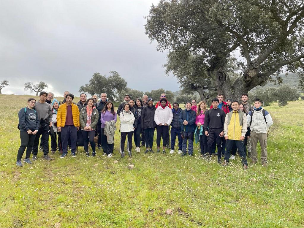 Foto participantes en la ruta