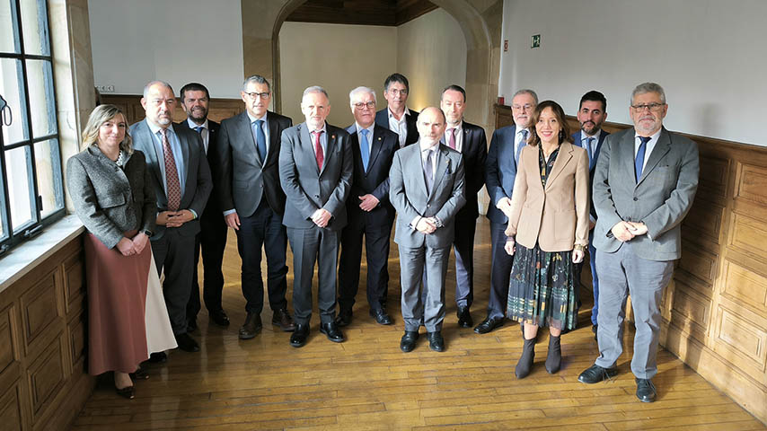 Rectoras y rectores del G-9 reunidos en la Universidad de Oviedo.