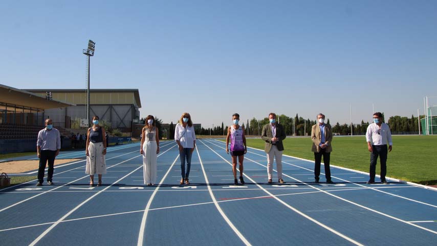 Inauguración de las nuevas pistas de atletismo de Albacete.