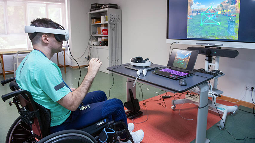 La UCLM presenta  en el Hospital Nacional de Parapléjicos de Toledo el proyecto REHAB-IMMERSIVE.