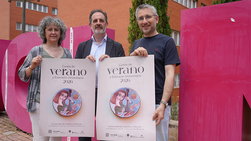 Cartel de la XXXIX edición de Cursos de Verano y Extensión Universitaria.