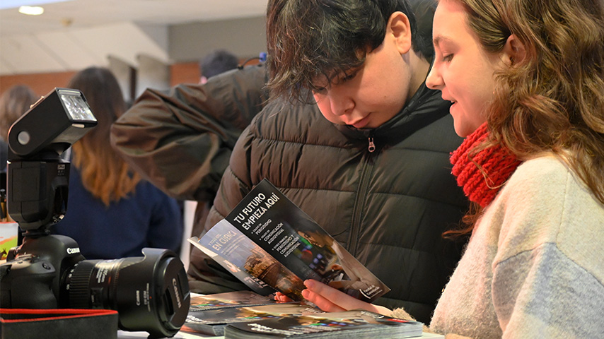 Jornada de puertas abiertas en el campus de Cuenca en el curso 2024/2025.