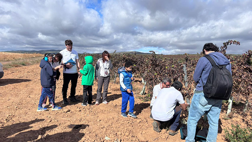 Imagen de una de las salidas al campo en el proyecto WILD-IN
